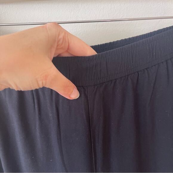 Madewell Cuffed Trucked Trousers Elastic Waistband Women’s size L Black - Picture 3 of 10